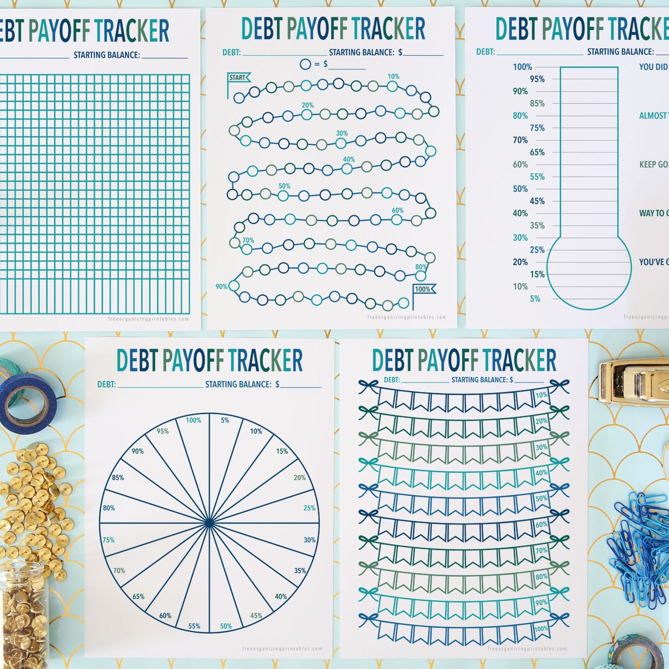 Free Debt Payoff Tracker Printable for Monthly Progress