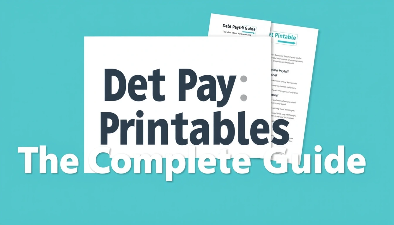 Debt Payoff Printables — The Complete Guide