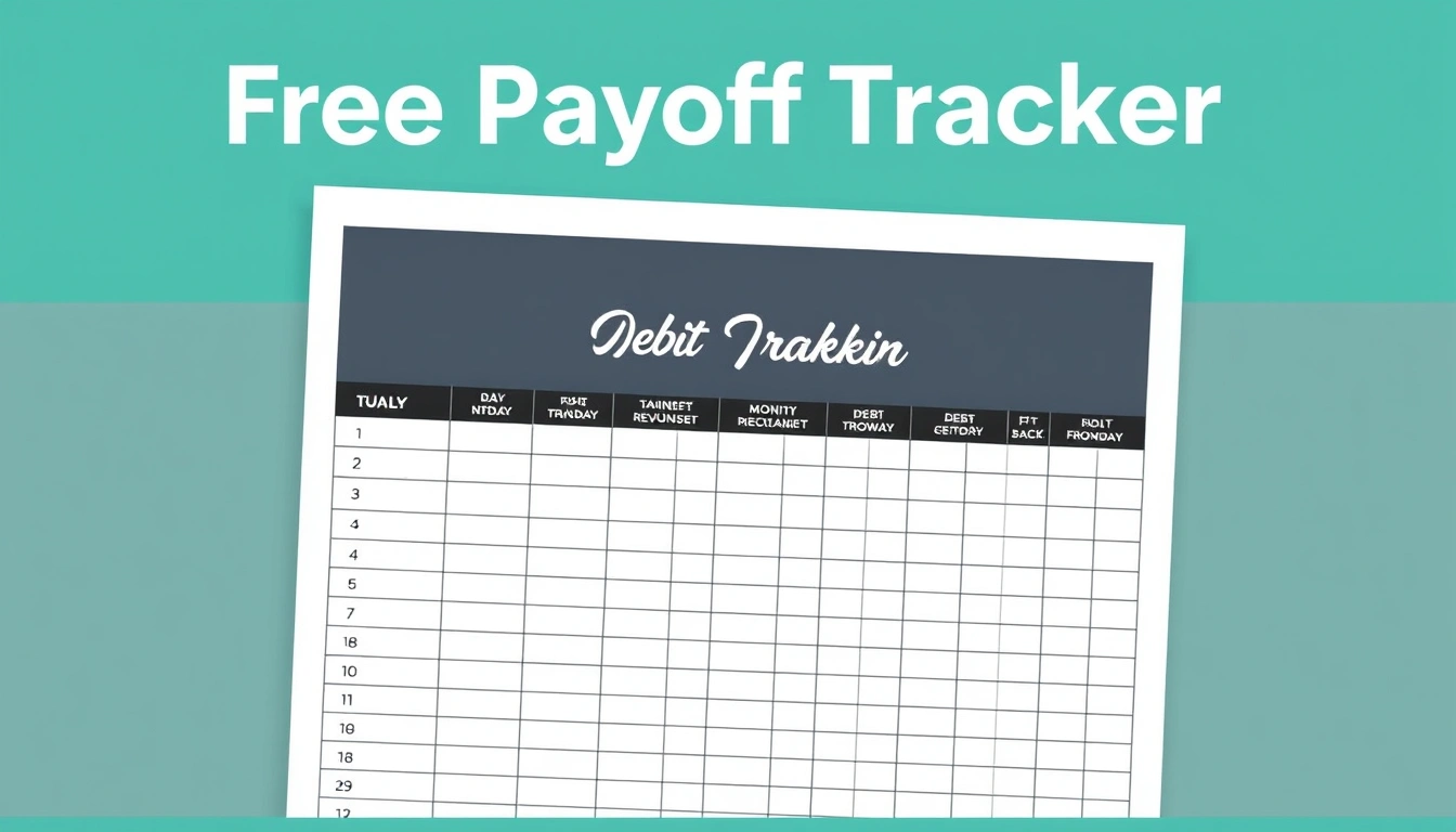 Free Debt Payoff Tracker Printable for Monthly Progress Free Debt Payoff Tracker Printable for Monthly Progress