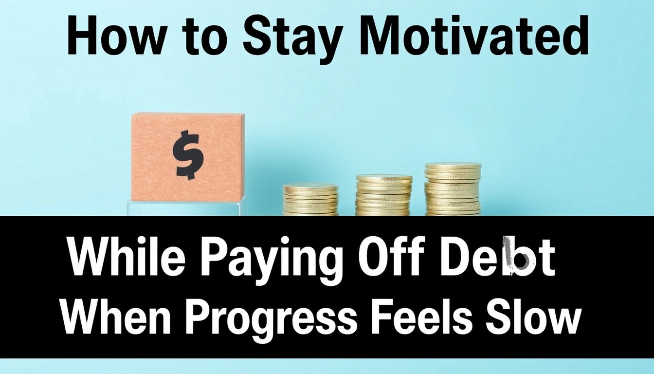How to Stay Motivated While Paying Off Debt When Progress Feels Slow