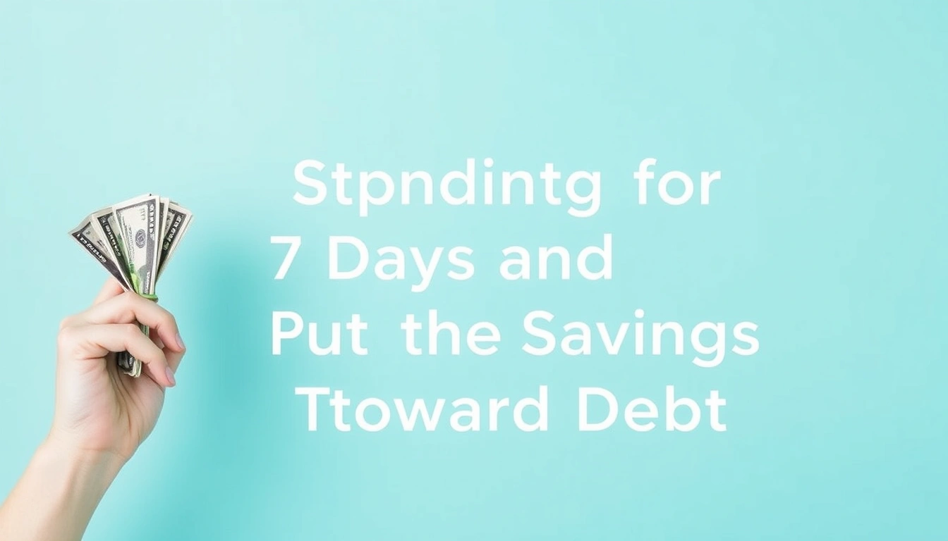 How to Stop Spending for 7 Days and Put the Savings Toward Debt