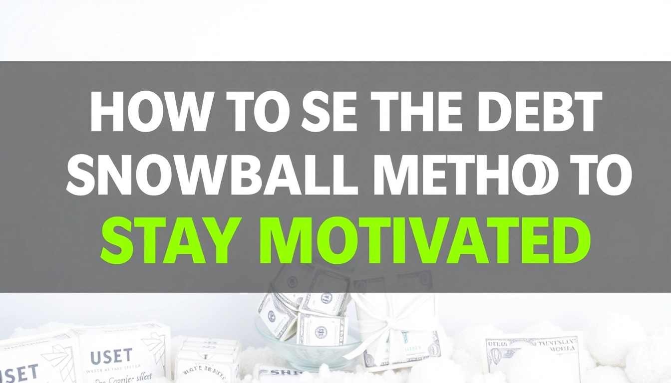 How to Use the Debt Snowball Method to Stay Motivated