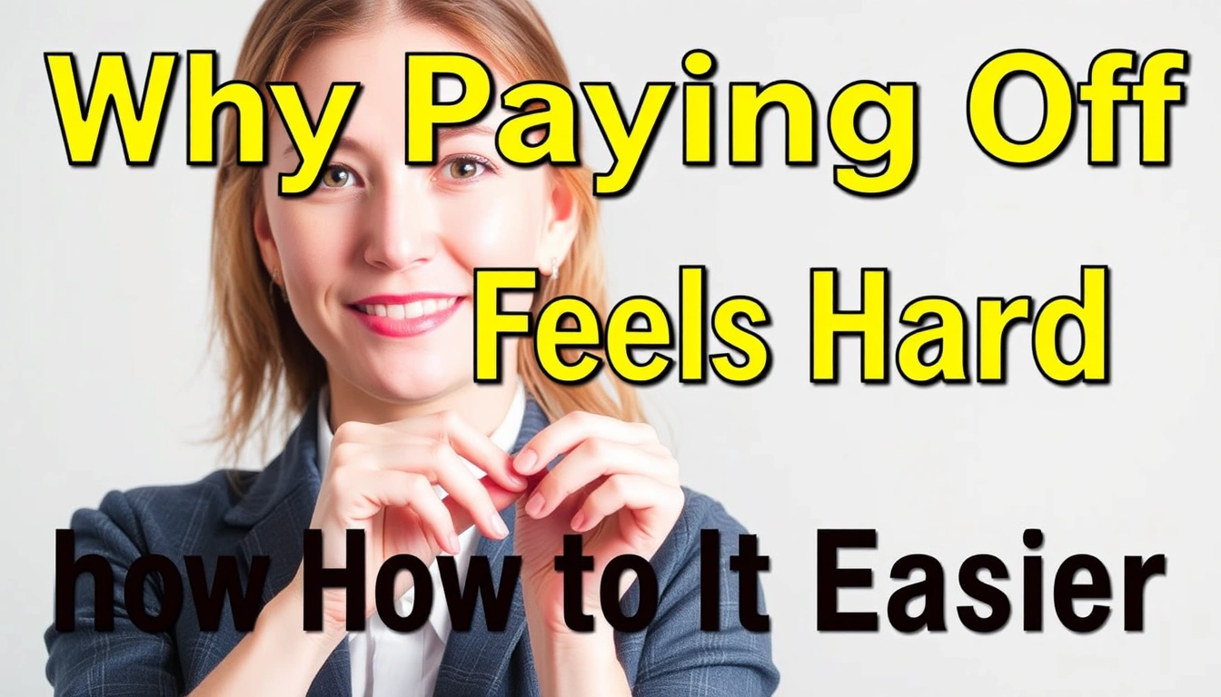 Why Paying Off Debt Feels Hard and How to Make It Easier